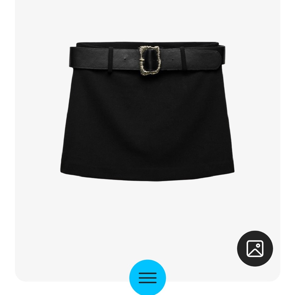 Elegant Black Skort (without belt)